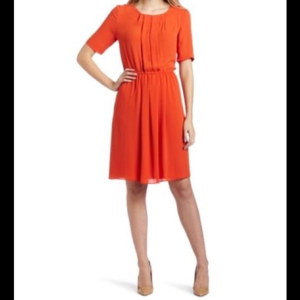 BCBGMaxAria Orange Dress NWT